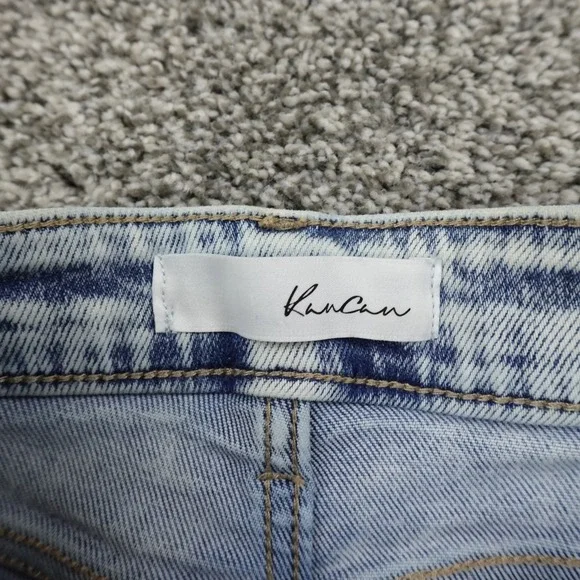 KanCan Jeans Womens 5 Blue Denim Pants High Rise Boot Flare Bell Stretch Hippie - Picture 7 of 13